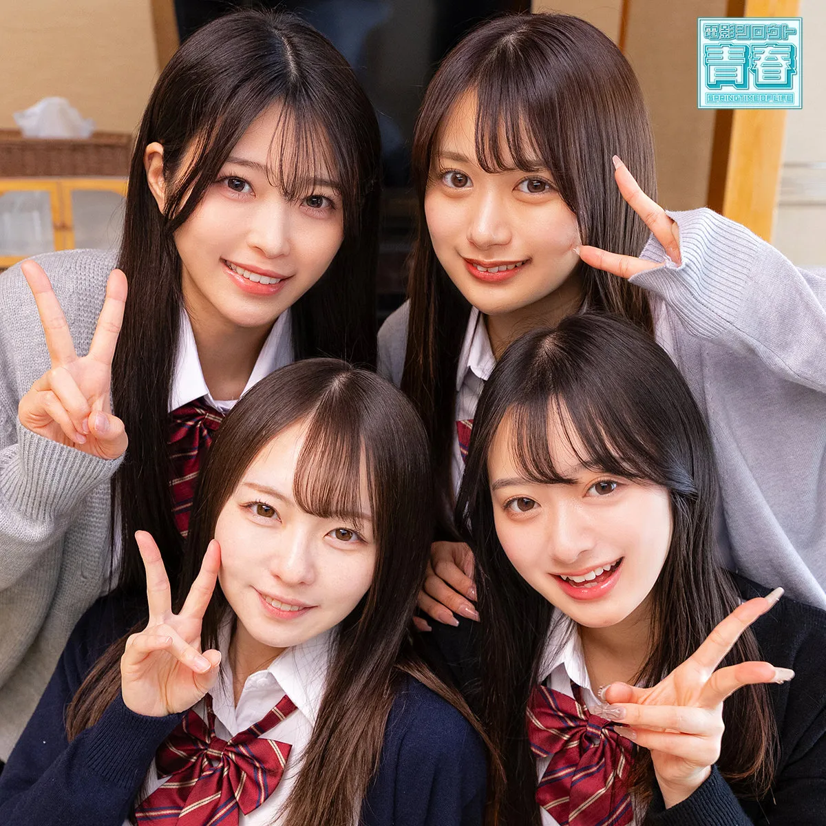 【かりん＆めいさ＆かほ＆あおい | DEAA-040】温泉旅館の美乳ハーレムがエロすぎた