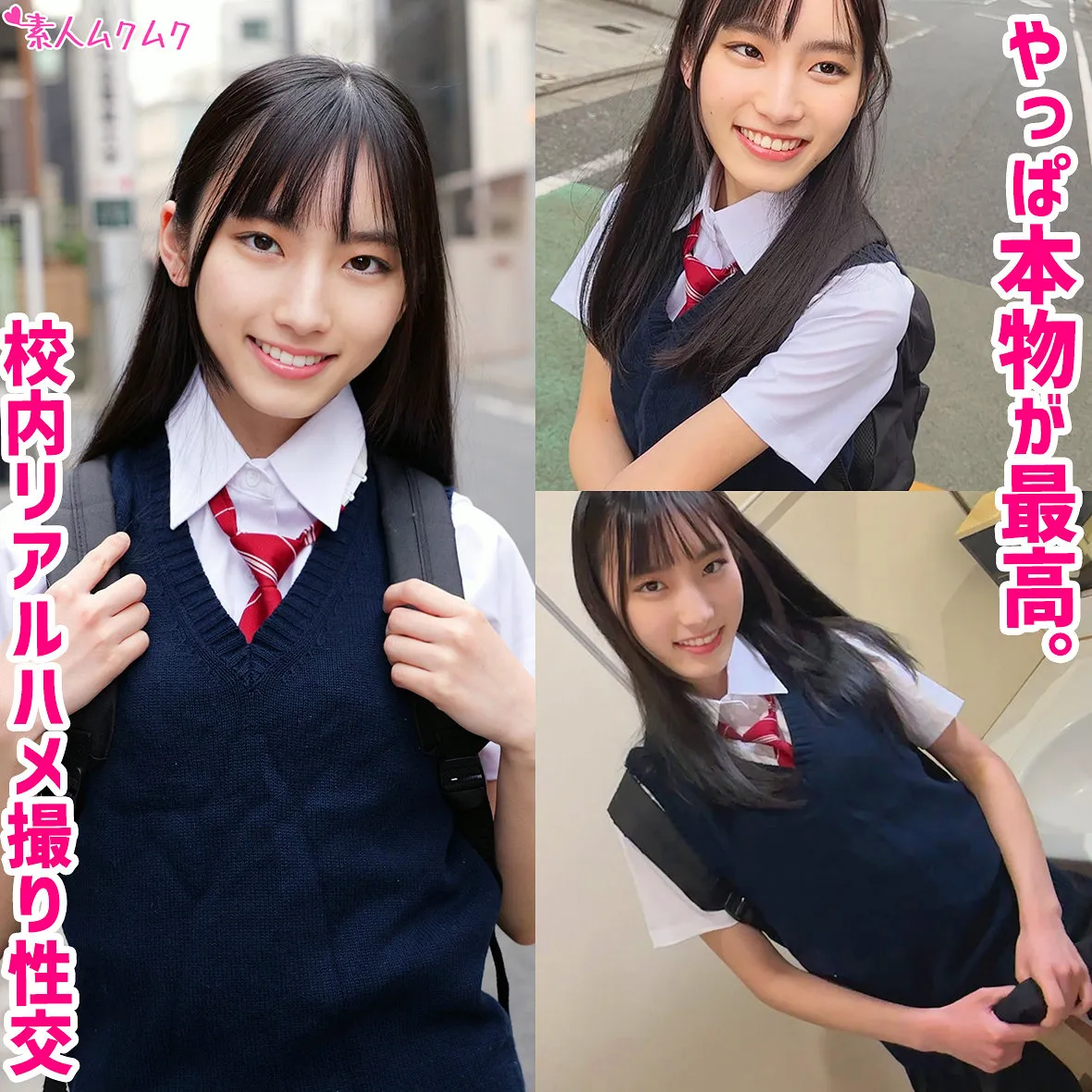 【いく | SMUK-338】後輩彼女と校内トイレでエロすぎガチ交尾